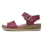 Hush Puppies Women's Ellie Sandal, Dark Red, 6 UK