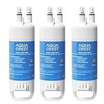 AQUA CREST W10295370A Refrigerator Water Filter, Replacement for Whirlpool Water Filter 1, EDR1RXD1, W10295370A, P4RFWB, P8RFWB2L, Kenmore 46-9930, Kenmore 46-9081, 3 Pack