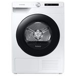 Samsung Series 5+ DV90T5240AW/S1 with OptimalDry™, Freestanding Heat Pump Tumble Dryer, 9 kg, White, A+++ Rated