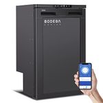 BODEGACOOLER 12 Volt Refrigerator,RV Refrigerator WIFI APP Control, 83L(2.94cu.ft.) RV Fridge and Freezer with Lock,(-4℉~46℉) Car Refrigerator Fridge for Truck,Van,Camping,Travel 12/24V DC