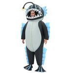 WQWOVRVO Inflatable Costume,Anglerfish Inflatable Costume for Adult,Funny Halloween Blow up Costumes for Men& Women