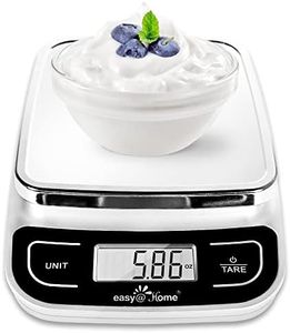 Easy@Home Digital Kitchen Scale Food Scale with High Precision to 0.04oz and 11 lbs Capacity, Digital Multifunction Measuring Scale, EKS-202