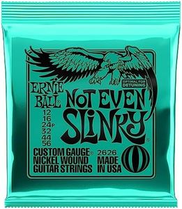 Ernie Ball Not Even Slinky Nickel Wound Electric Guitar Strings - 12-56 Gauge