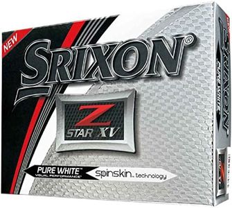 Srixon Z-Star XV 2017 Golf Balls, White (One Dozen)