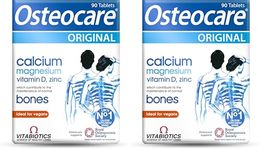 Osteocare Original by Vitabiotics. Bone Health Formula with Calcium, Magnesium, Vitamin D 3 and Zinc. from UK's No. 1 Calcium Supplement Brand (Pack of 2)