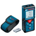 Bosch Professional laser measure GLM 40 (with memory function, measuring range: 0.15–40 m, 2 x 1.5 V batteries, protective bag)