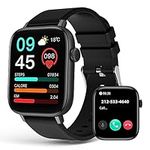 Smart Watch for Men Women, 1.9''HD Touch Screen Fitness Tracker with Bluetooth Call Answer/Dail, IP67 Waterproof Smart Watch with Heart Rate Blood Oxygen Blood Pressure for Android iPhone