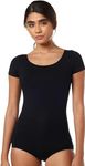 Capezio Classic Women's Short Sleeve Leotard, Black, Small