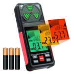 3-in-1 Portable Electromagnetic Field Radiation Detector WiFi Bluetooth Signal Detection Handheld EMF Tester Digital LCD with Alarm for Home, Office, Outdoor