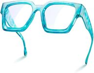 livho Blue Light Blocking Glasses for Women, Blue Light Glasses Oversized Rectangle Chic Preppy, Fashion Glasses