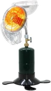 BLAZEAL Portable Propane Heater with Upgrade Catalytic Infrared Burner & Free-Bending Snake Hose for Outdoor and Indoor Tent Camping Space Patio Heater 1lb Small Propane Gas Tank Holder Garage Fishing