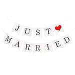 JZK Just Married Bunting Banner Fla