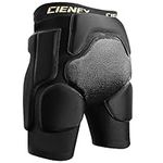 Cienfy 3D Hip Protective Padded Shorts EVA Tailbone Pad Impact Gear for Skiing Skating Snowboarding Skateboarding(Medium)