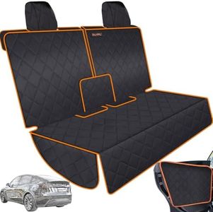 Back Seat Cover For Tesla Model Y Dog Seat Cover Easy to Install Rear Seat Protector for Kids Protects Car Seat from Hair, Mud&Scratches No Chemical Smell Bench Seat Protector for 2020-2024 Model Y