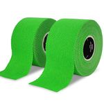 Meister Elite Athletic Tape - Breathable High-Adhesive Trainer's Tape - 2 Roll Pack - Green