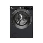 Hoover H-Wash 500 HDD4106AMBCB Freestanding Washer Dryer, Care Dose, A Rated, 10 kg/6 kg Load, 1400 rpm, Black