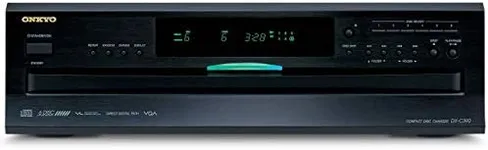 Onkyo DXC390 6 Disc CD Changer,Blac