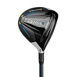 TaylorMade SIM 2 Max Steel Fairway Mens Right Hand Graphite Senior 5 Wood, Black/Light Grey