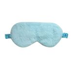 Blue Plush Eye Mask,Fluffy Soft Sleeping Blindfold,With elastic band Night Cute Eye Cover,for Women Girls Kids