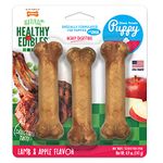 Nylabone Healthy Edibles Puppy Chew Treats, Lamb & Apple, Regular, 3 Count