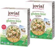 Jovial Whole Grain Brown Rice Farfalle Pasta - Pasta Farfalle, Farfalle Pasta, Whole Grain Pasta, Organic Pasta, Gluten Free, Dairy Free, Brown Rice Pasta, Made in Italy - 12 Oz, 2 Pack