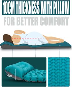 Self-Inflating Camping Mat – 10cm Thick Sleeping Pad