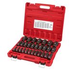 29 PC Shockwave Impact Duty™ 1/2" Drive Metric Deep 6 Point Socket Set 49-66-7015