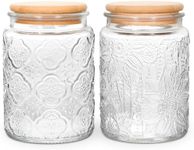 BEWAVE Vintage Glass Jar, 700ml Foo