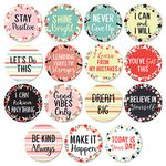 Sweetzer & Orange 30 Growth Mindset Confetti Positive Sayings Accents | Motivational Wall Art Inspirational Quote Cards with Matching Pastel Colors for Classroom Decorations, Office, Nursery (7-Inch)