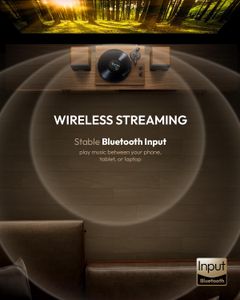 Qlearsoul SoulBox S1 Record Player – Bluetooth Turntable