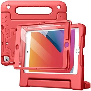 JETech Kids Case for iPad Mini 5/4/3/2/1 (7.9-Inch, 2019/2015/2014/2013/2012 Model) with Built-in Screen Protector, Shockproof Full-Body Handle Stand Tablet Protective Cover (Red)