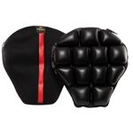 FEGO Float Style- Air Suspension Seat Cushion Add-On | Reduces Butt Numbness and Back ache- 46% reduction in Shocks and Road Jerks |2x ride Time - lond rides |Suitable for All Motorbikes and Scooters