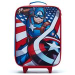 Marvel Kids Trolley Bag Captain America Blue