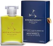 Aromatherapy Associates Bath and Shower Oil, Luxury Spa, Natural Bath, Bath Oil, Vegan, Cruelty Free, Environment Friendly (Support Equilibrium Bath and Shower Oil 55ml)