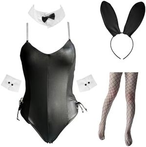 Zyimsva Cosplay Donna Costume da coniglietto da donna, sexy, per Halloween(S-M)