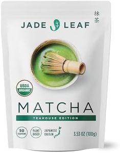 Jade Leaf Matcha Organic Green Tea Powder - Teahouse Edition - Premium First Harvest Ceremonial Grade - Authentic Japanese Origin (3.53 Ounce Pouch)