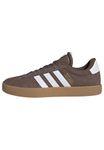 adidas Men's VL Court 3.0 Shoes, Earth Strata/Cloud White/Gold Metallic, 9 UK