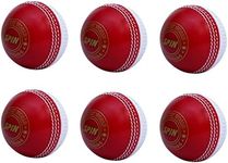 6 X Spin Light Weight Cricket Balls Poly Soft Long Lasting Balls for Practice Coaching Quality Ball