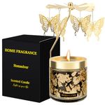 HOMSOLVER Birthday Gifts for Women, Birthday Candles for Sister, Mother, Grandma, Girlfriend, Unique Butterfly Decorations Gifts for Women