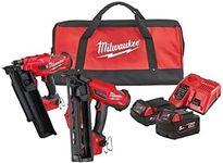 M18FPP2BE-522B 18v Cordless Nailer Twin Kit M18FFN + M18FN16GA 2 Batteries + Charger