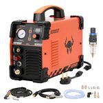 Herocut 55Amp Plasma Cutter, CUT55DP Dual Voltage 110/220V Digital Plasma Cutter Machine,Non-Touch Pilot Arc Cutting Machine, Max Cutting Thickness 16mm