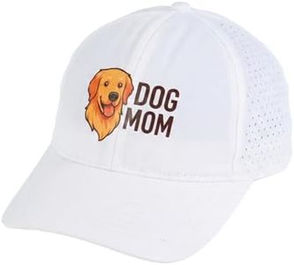 LovinPet Womens Summer Mesh Baseball Cap– Ligh.tweight Breathable Large Size Hat for Big Head, Adjustable Sports Sun Hat for Outdoor Running, Golf, Hiking, Fishing, White