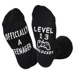 Dekzked 13th Birthday Gifts for Boys Funny Christmas Stocking Fillers for Teenage Boys 13st Birthday Socks for Men