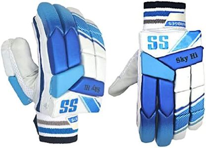 Sareen Sports SS Sky Hi Cricket Batting Gloves Mens Right Hand and Left Hand Batting Glove (Men Right Hand)