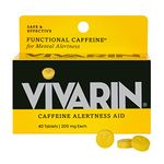 Vivarin Brand Alertness Aid, 40 tablets