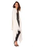 likemary Pashmina Shawl Wraps for Women - Multi-use Wool Scarf to Keep Your Neck and Full Body Warm - Travel Blanket Wrap - Handmade Gift for Women - Cream Ivory