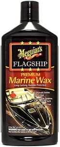 Meguiar's Flagship Premium Marine Wax M6316 - Synthetic RV and Boat Wax - Durable Fiberglass and Gel Coat Protection for a Long-Lasting Shine - Professional-Grade Wax with UV Protection, 16 Oz Liquid