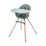 Maxi-Cosi Moa 4-in-1 Evolutive Highchair, 6 Months - 7 Years, 0-25 kg, Adjustable Baby High Chair, Transforms to Booster Seat, Toddler Stool & Small Desk with Seat, Beyond Green