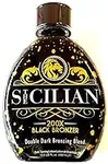 The Sicilian 200X Dark Black Bronzer Tanning Lotion – BEST Tanning Lotion For Glowing Skin – Gradual Bronzing & Sunless Self Tanner Lotion – Luxurious Sunless Body Tanning Lotion Nourishes Skin