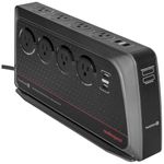 AudioQuest PowerQuest 3 – Power Conditioner/Non-Sacrificial Surge Protector – Power Strip – 8 Outlets – 4 USB Charging Ports (PQ3)